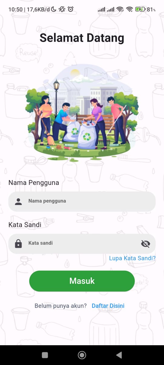 Aplikasi Tiket Taman DLH